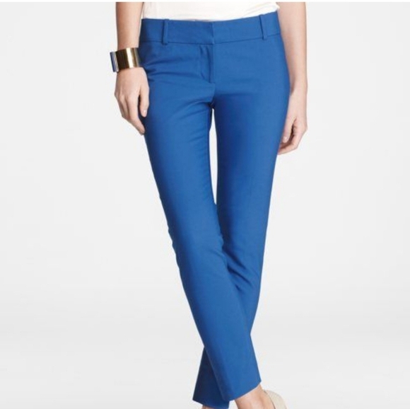 Avenue Blue Ankle Cropped Pants Size 4 New No Tag. - Picture 1 of 14